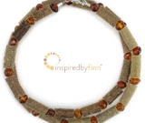 Polished Baltic Amber and Hazel - Honey Polished Baltic Amber and Hazel - Honey