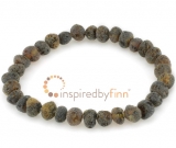 Baltic Amber Elastic Bracelet - Unpolished Sea Amber Baltic Amber Elastic Bracelet - Unpolished Sea Amber