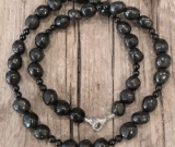 Cleanses & Purifies Guilt, Shame, Fear + EMF ProtectionAdult Big Beads Necklace Cleanses & Purifies Guilt, Shame, Fear + EMF ProtectionAdult Big Beads Necklace