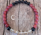 Good Cheer, Confident & MotivatedCarnelian, Citrine & Smoky Quartz Elastic Bracelet Good Cheer, Confident & MotivatedCarnelian, Citrine & Smoky Quartz Elastic Bracelet