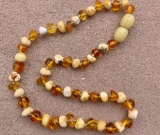 Baltic Amber Necklace - Kids Polished Boho - Size 10.5-14 Baltic Amber Necklace - Kids Polished Boho - Size 10.5-14