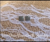 Cremation ash Stud Earrings Cremation ash Stud Earrings