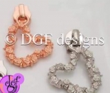 Rose Zipper Pull Set of 5 * LAST CALL* Rose Zipper Pull Set of 5 * LAST CALL*