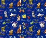 1yd cut Small BFF Royal Blue Swim Retail