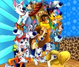 Dog-Tastic Cotton Lycra Child Panel