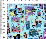 1yd cut R-58 Mini HM 2.0 Teal Woven Retail