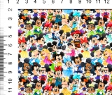 1yd cut Small Mouse Royalty Cotton Lycra Retail