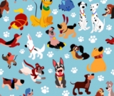 12” roll Small Fetchy Blue 1.0 Leather Grain Vinyl