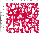 1yd cut  Magic Unwrapped Small Cherry Red  Cotton Lycra Retail