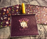 Leather Grain Vinyl Grape Better Together Set