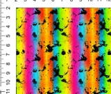 R-50 Rainbow Grunge Stripes Cotton Lycra/ Woven