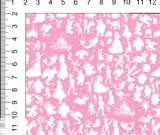 1yd cut Magic Unwrapped Mini Pink Cotton Lycra Retail