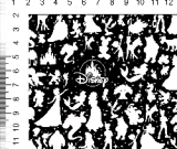 1yd cut Magic Unwrapped Small Black woven Retail