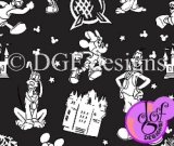 R103 Running With Character Monochrome LARGE SCALE