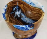 Goblet Style Cast Beech Bowl (5