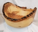Large Live Edge Ash Bowl (14