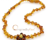 SALE - Baltic Amber Necklace - Kids Polished Spring Flower - All Kids Sizes SALE - Baltic Amber Necklace - Kids Polished Spring Flower - All Kids Sizes