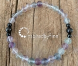 NEW - ELASTIC! Clear Mental Fog, Support Clear Thinking & ClarityFluorite Adult Bracelet NEW - ELASTIC! Clear Mental Fog, Support Clear Thinking & ClarityFluorite Adult Bracelet