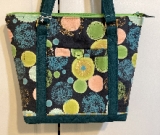 Circles Teal Bag Circles Teal Bag